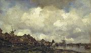 Jacob Maris Village near Schiedam china oil painting artist